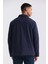 Lacivert Comfort Fit Gömlek Yaka Mevsimlik Mont 8