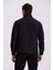 Siyah Comfort Fit Dik Yaka Mevsimlik Mont 8