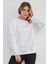 3 Iplik Taşlı Kalp Detaylı Oversize Sweatshirt 5