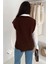 Kadın Asimetrik Örgü Süveter – Dokulu & Zamansız Stil 7