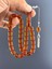 6,6 gr 925 Ayar Gümüş Püskül Ateş Kehribar Fıçı Kesim 8,75X10 4