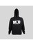 Basıc Oversıze Hoodie Sweatshirt Siyah 1