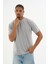 Erkek %100 Organik Pamuklu Yumuşak Dokulu Comfort Fit Bisiklet Yakalı T-Shirt E222 4