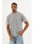 Erkek %100 Organik Pamuklu Yumuşak Dokulu Comfort Fit Bisiklet Yakalı T-Shirt E222 5