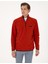 Erkek Kiremit Regular Fit Yarım Fermuarlı Polar Sweatshirt 50314056-VR040 1