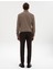 Erkek Kahverengi Slim Fit Kanvas Pantolon 50317275-VR029 4