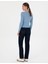 Kadın Lacivert Straight Fit Jean Pantolon 50318007-VR033 4