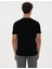 Erkek Siyah Regular Fit Kalın Dokulu Bisiklet Yaka Basic Tişört 50318130-VR046 5