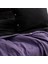 Tek Kişilik %100 Pamuk Ranforce Nevresim Takımı – 160X220 cm Gri Lastiksiz Çarşaflı 4