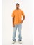 Erkek %100 Organik Pamuklu Yumuşak Dokulu Comfort Fit Bisiklet Yakalı T-Shirt E222 2