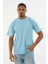 Erkek %100 Organik Pamuklu Yumuşak Dokulu Comfort Fit Bisiklet Yakalı T-Shirt E222 1