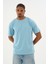 Erkek %100 Organik Pamuklu Yumuşak Dokulu Comfort Fit Bisiklet Yakalı T-Shirt E222 5