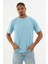 Erkek %100 Organik Pamuklu Yumuşak Dokulu Comfort Fit Bisiklet Yakalı T-Shirt E222 6