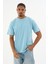Erkek %100 Organik Pamuklu Yumuşak Dokulu Comfort Fit Bisiklet Yakalı T-Shirt E222 7