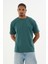 Erkek %100 Organik Pamuklu Yumuşak Dokulu Comfort Fit Bisiklet Yakalı T-Shirt E222 3