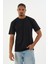 Erkek %100 Organik Pamuklu Yumuşak Dokulu Comfort Fit Bisiklet Yakalı T-Shirt E222 3