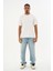 Erkek %100 Organik Pamuklu Yumuşak Dokulu Comfort Fit Bisiklet Yakalı T-Shirt E222 2