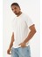 Erkek %100 Organik Pamuklu Yumuşak Dokulu Comfort Fit Bisiklet Yakalı T-Shirt E222 4