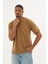 Erkek %100 Organik Pamuklu Yumuşak Dokulu Comfort Fit Bisiklet Yakalı T-Shirt E222 5