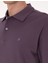 Erkek Mor Slim Fit Kıvrılmaz Polo Yaka Basic Pike Sweatshirt 50314048-VR038 6