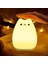 Sevimli Kedi Lamba Kitty Gece Işığı Kızlar Için Kız Yatak Odası Doğum Günü Hediyeleri Bebek Silikon Kawaii Gece Işığı Kreş Odası Dekoremiting Renk: 1 Pc (Yurt Dışından) 1
