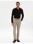 Erkek Bej Slim Fit Kanvas Pantolon 50309931-VR011 1