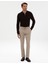 Erkek Bej Slim Fit Kanvas Pantolon 50309931-VR011 3