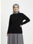 Kadın Kışlık Triko Kazak Kardelen Örme V Yaka Yumuşacık Rahat Tam Kalıp 3