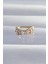 Pirinç Gold Renk Zirkon Taş Kaplama Earcuff Küpe 1