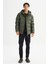 Regular Fit Normal Kesim Kapüşonlu Cepli Puffer Şişme Mont 2