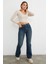 V Yaka Uzun Kol Crop Bluz 2