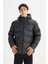 Regular Fit Normal Kesim Kapüşonlu Cepli Şişme Puffer Mont 1