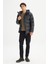 Regular Fit Normal Kesim Kapüşonlu Cepli Şişme Puffer Mont 2
