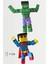 Minecraft Hulk ve Superman Hareketli Eklemli Figür 1