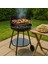 Yuvarlak Kömürlü Mangal Ayarlanabilir Krom Izgara 50CM Kömürlü Barbekü 1