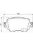 P85140 - Arka Balata Vw Caddy Iv 2.0tdı 15 Cuuf-Dfsf 104.1X17.2X51.6 1
