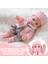 12 INÇ/30CM Yeniden Doğmuş Bebek Yıkanabilir, Yatıştırılabilir Eğitim Yumuşak Bebek Bebek Uzuv Hareketli ve Kıyler Çıkarılabilir, Çocuk Oyuncak Gifcolor: Pembe Set (Yurt Dışından) 1
