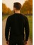 Cora Bisiklet Yaka Erkek Sweatshirt Siyah 2