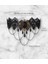 Vintage Retro Siyah Dantel Gotik Choker Kolye 3