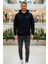 Juan Kapüşonlu Erkek Sweatshirt Siyah 1