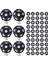 6 Pcs Çok Açılı Marker Seti 100 Point 3D Tarayıcı Işaretçileri Dot Stacters Tarama Sprey-Karar Turnifi 6mm Dot (Yurt Dışından) 1