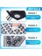 6 Pcs Çok Açılı Marker Seti 100 Point 3D Tarayıcı Işaretçileri Dot Stacters Tarama Sprey-Karar Turnifi 6mm Dot (Yurt Dışından) 3