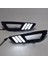 Araba Drl Gündüz Koşu Işıkları LED Dönüş Sinyal Lambaları Ford Focus Için 12V Sis Lambaları 3 2015 2016 2017 (Yurt Dışından) 5