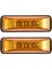 2pcs 24V 3.9inch 3 LED Kamyon Römorku Amber Işık Ön LED Yan Işaretçi Işıkları Açıklama Göstergesi Lamba Su Geçirmez (Yurt Dışından) 1