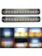12LED Güvenlik Acil Durum Yanıp Sönen Işıklar, 12V-24V Flaş Uyarı Işığı, Beacon Beacon LED Işık Çubuğu, Sarı+Beyaz (Yurt Dışından) 2