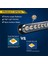 12LED Güvenlik Acil Durum Yanıp Sönen Işıklar, 12V-24V Flaş Uyarı Işığı, Beacon Beacon LED Işık Çubuğu, Sarı+Beyaz (Yurt Dışından) 5