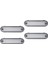4pcs/set LED Yan Işaretleyici Işığı Temiz Lens Ön Arka Dönüş Sinyali Işıkları Mazda Mx-5 Mx5 Miata Için Yanıp Sönen Lamba 1990-2005 (Yurt Dışından) 1