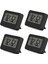 4pcs Dijital Higrometre ve Termometre, Manyetik ve Tablositli Sürüngen Termometresi, Sıcaklık ve Nem Siyah (Yurt Dışından) 1