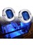 2x DC12V Yuvarlak Deniz Teknesi LED Nezaket Işıkları Kabin Güverte Kıç 6 LED Yan Marker Lightnavigatioin Açık Mavi (Yurt Dışından) 5