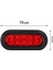 Araba Oval 10LED Ampul Fren Işıkları PLUG12V Dönüş Sinyal Işıkları ile Çoğu Araba Kamyon Trailer Kırmızı (Yurt Dışından) 2